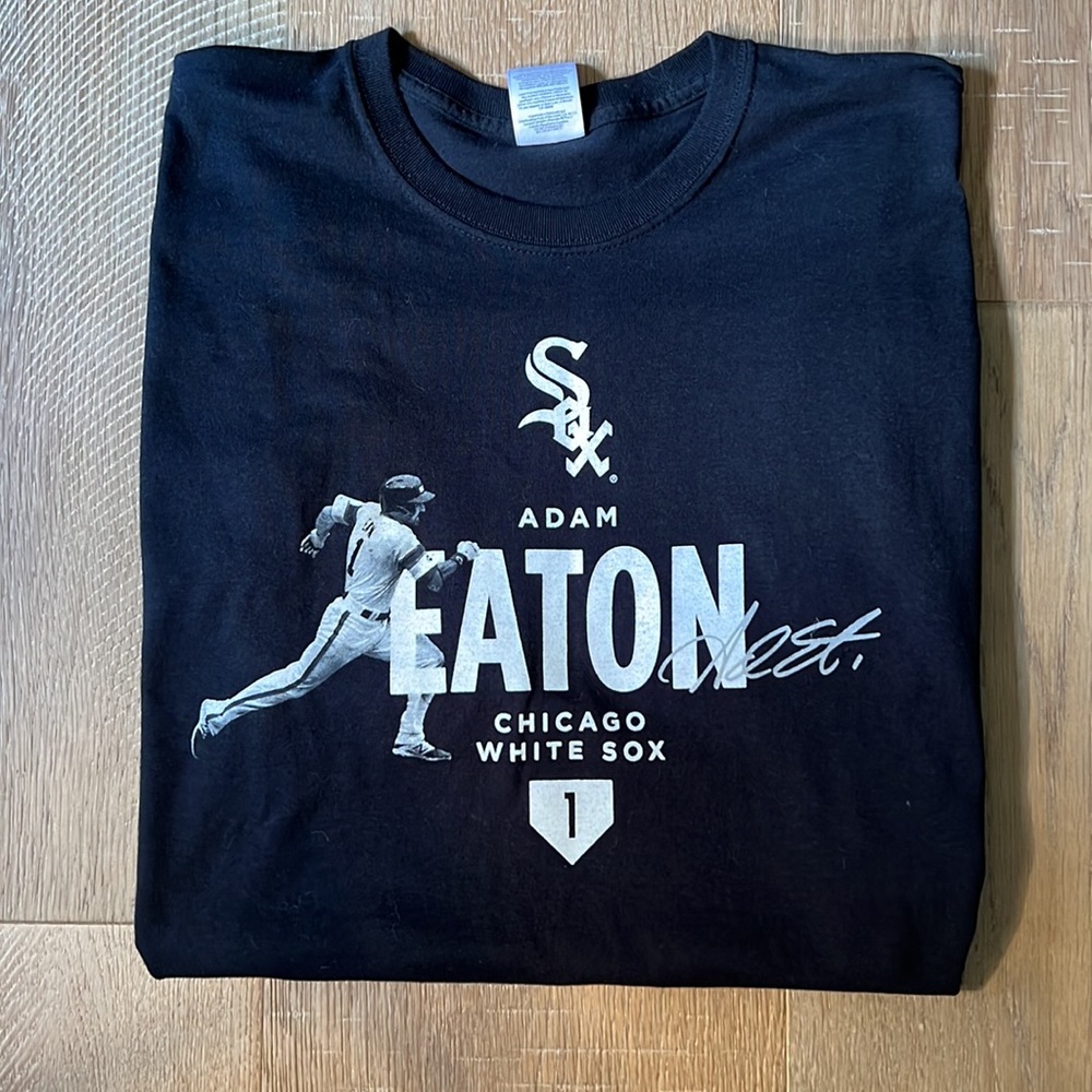 White Sox Mens Size XL Crew Neck Shirt Sleeve T-Shirt